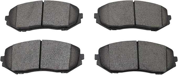 TRQ Front Brake Pads Ceramic Compatible with 2006-2013 Suzuki Grand Vitara
