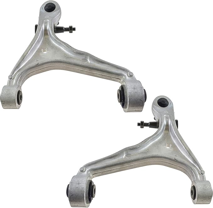 TRQ Front Lower Driver and Passenger Side Control Arm and Ball Joint Set 2 Piece Compatible with 08-13 Cadillac CTS All Wheel Drive 2014 CTS Coupe Wagon All Wheel Drive 05-11 STS All Wheel Drive