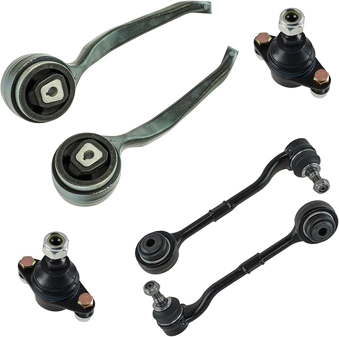 TRQ Front Left and Right Lower Control Arm with Ball Joint Set 6 Piece Compatible with 2006 BMW 325xi 330xi 2007-08 328xi 335xi 2009-13 328i xDrive 335i xDrive 2012-15 X1