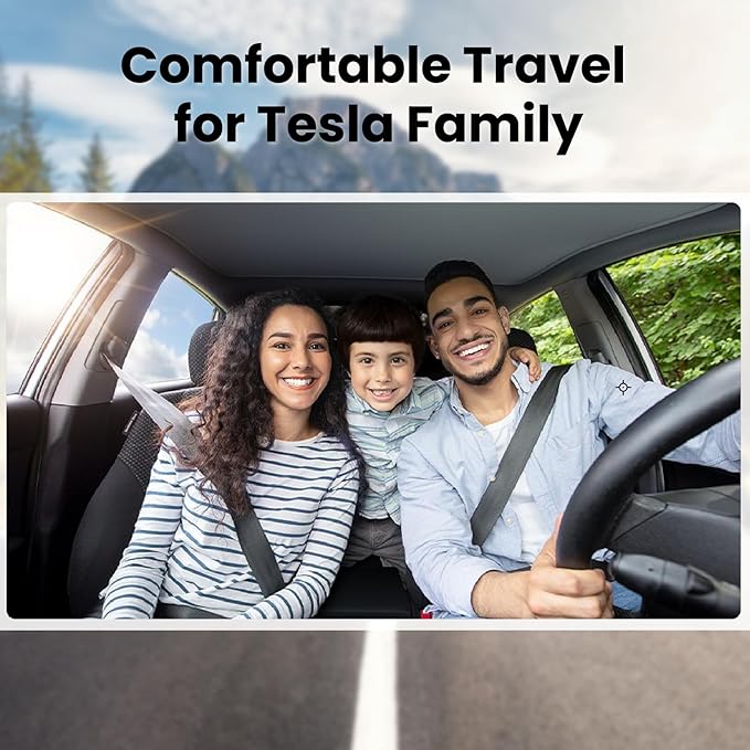 Electric Sunshade Roof for Tesla Model Y Juniper, Heat Insulation Glass Roof for Tesla Model Y Juniper 2026 2025, 5 Layer 99.9% UV Protection, Interior Gray Hidden Wires Single Front Switch