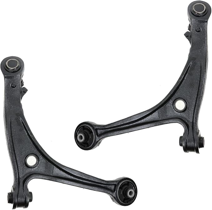 TRQ Front Lower Driver and Passenger Side Control Arm and Ball Joint Set 2 Piece Compatible with 2005-2006 Honda Odyssey