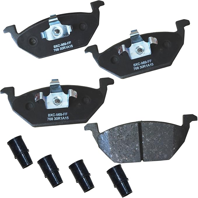 Bendix Premium SBC768 Ceramic Front Brake Pads for select Audi A1, Seat Cordoba, Toledo, Volkswagen Beetle, Clasico, CrossFox, Golf, Jetta, Lupo, Polo, Virtus
