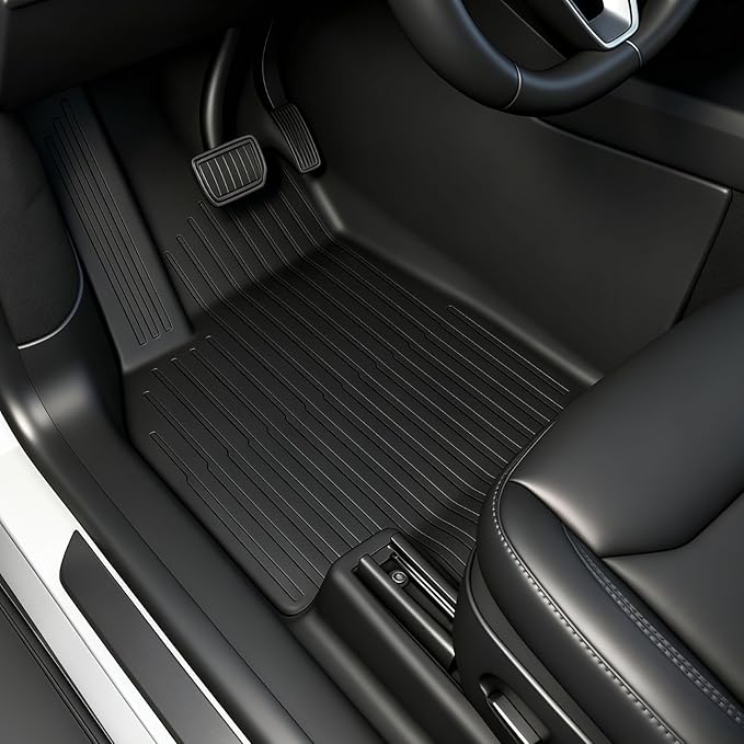 SUPER LINER 2025 2026 Tesla Model Y Juniper Floor Mats & Accessories & Extra-Thick TPE Cargo Liners, 9 PCS CabinProtect™ Pro Kit Full-Cabin Protection System(Only fit Premium&Performance)