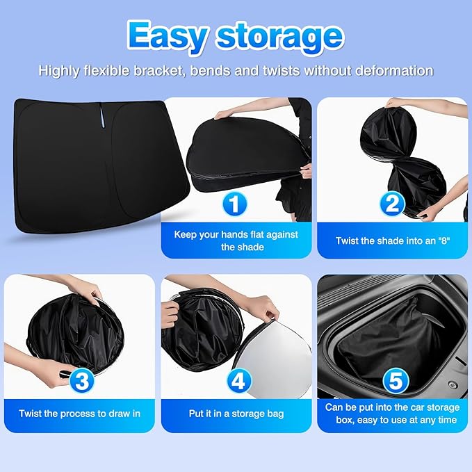 T TGBROS Windshield Sun Shade for Honda CRV 2023-2025 2026 Car Window Shades Thicken UV Block and Blackout Privacy Foldable Sunshades 8PCS Accessories Keep Cool Sun Visor Covers
