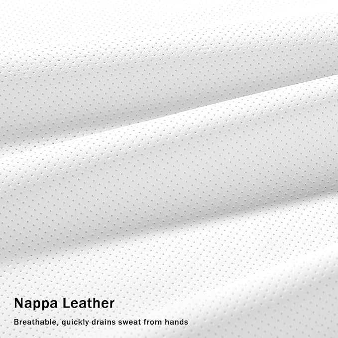 Steering Wheel Cover for Tesla Model 3 2024-Present Highland/Tesla Model Y Juniper 2025-Present, Leather Steering Wheel Cover for Tesla Model 3 Highland/Y Juniper Accessories, White