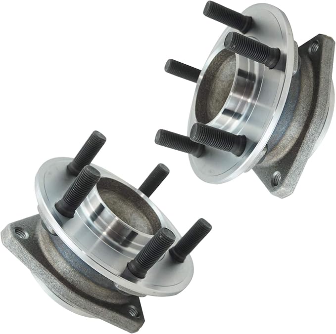 TRQ 2 Piece Front Wheel Bearing & Hub Assembly Set Compatible with 2012-2023 Chrysler 300 Dodge Challenger Charger