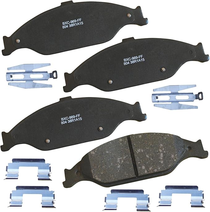 Bendix Premium SBC804 Ceramic Front Brake Pads for Ford Mustang 2004-1999
