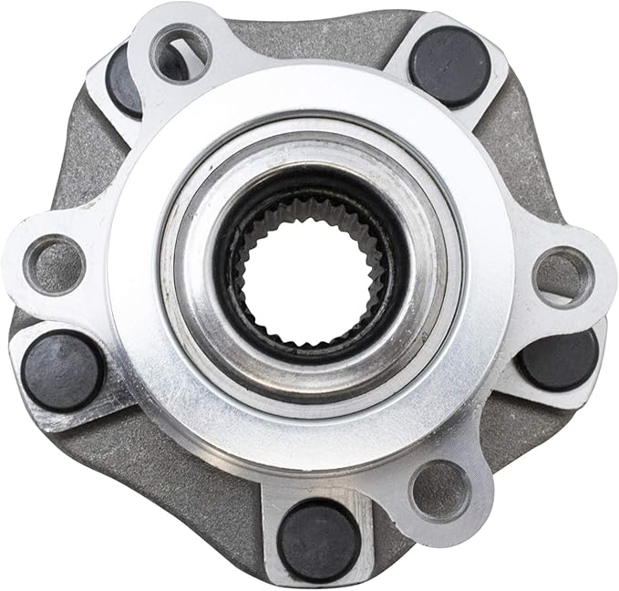 TRQ Front Driver and Passenger Side Wheel Bearing and Hub Assembly Set 2 Piece Compatible with 2015-2018 Chevrolet City Express 2013-2019 Nissan NV200 2013-2019 Sentra 2013-2017 Leaf