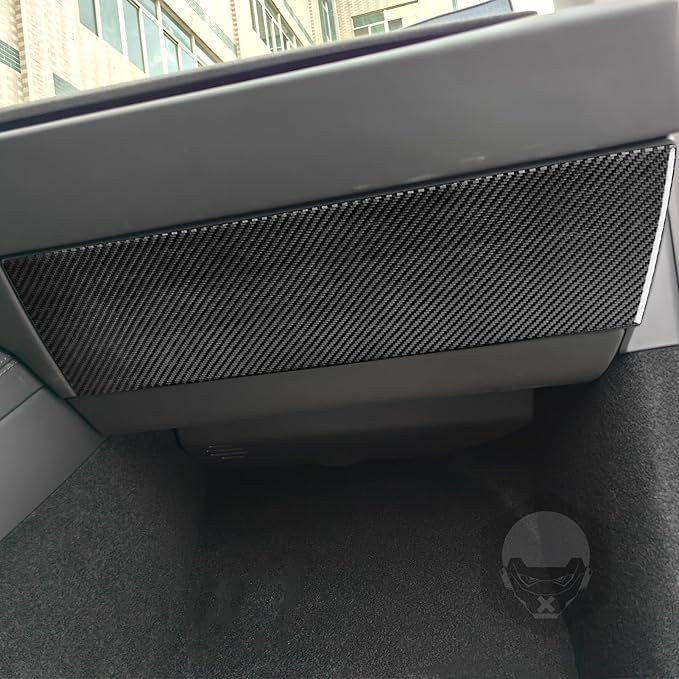 Carbon Fiber Sticker Co-Pilot Instrument Panel Sticker Car Interior Trim Compatible with Tesla Model 3 2024 2025 Accessories Decorative Sticker