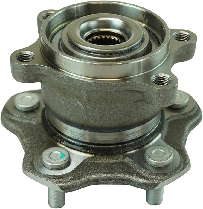 TRQ Rear Left and Right Wheel Bearing and Hub Assembly Set 2 Piece Compatible with 08-13 Nissan Rogue All Wheel Drive 11-13 Juke All Wheel Drive 2014 Juke All Wheel Drive to 4-01-14 Production Date