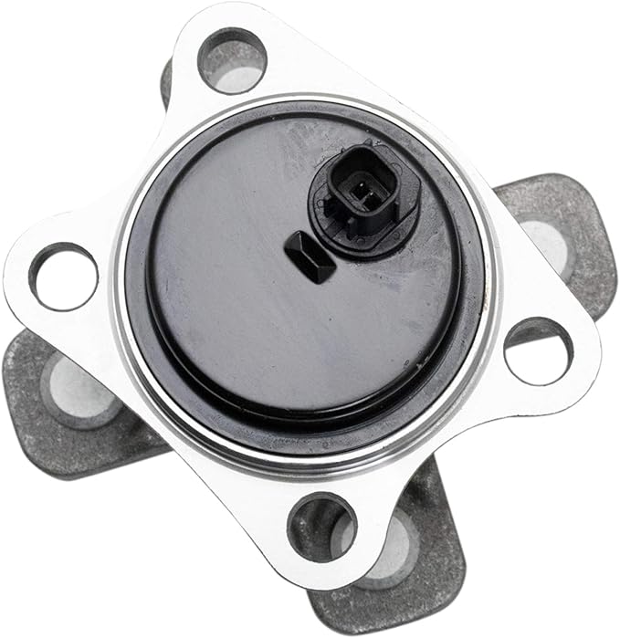 TRQ 2 Piece Rear Wheel Bearing & Hub Assembly Set with ABS Sensor Compatible with 2012-2015 Scion iQ