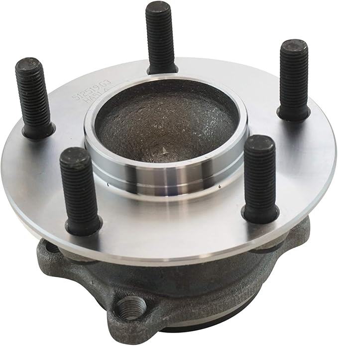 TRQ Rear Left and Right Wheel Bearing and Hub Assembly Set 2 Piece Compatible with 2014-2021 Mazda 6 2013-2021 CX-5 Front Wheel Drive