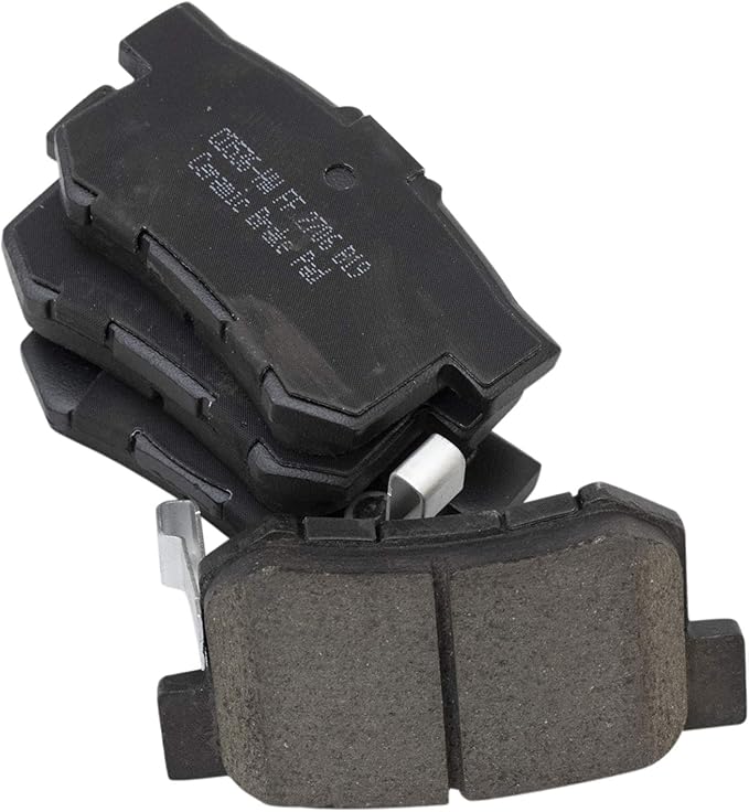 TRQ Rear Brake Pads Ceramic Compatible with 2001-2003 Acura CL 1991-1995 Legend 2007-2012 RDX 1996-2004 RL 1999-2008 TL 2002-2004 Honda CR-V 2003-2011 Element 1995-1998 Odyssey 1996-1999 Isuzu Oasis
