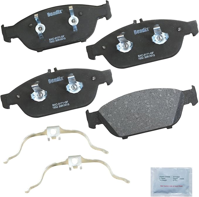 Bendix Priority1 CFC1652 Ceramic Front Brake Pads for Mercedes-Benz E550 2014-2012