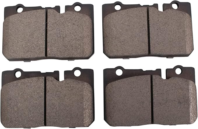 TRQ Front Brake Pads Ceramic Compatible with 1995-2000 Lexus LS400