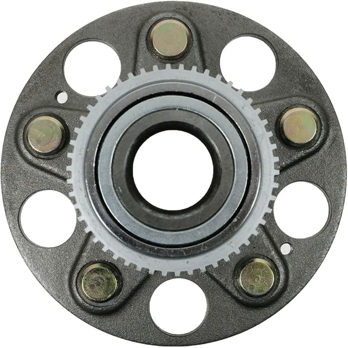 TRQ Rear Left and Right Wheel Bearing and Hub Assembly Set 2 Piece Compatible with 1998-2002 Honda Accord V6 3.0L with Rear Disc Brakes 2004-2005 Civic SI 1999-2003 Acura TL 2002-2006 RSX