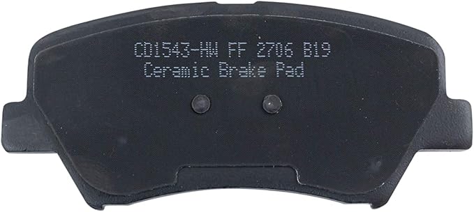 TRQ Front Brake Pads Ceramic Compatible with 2011-2016 Hyundai Elantra 2013-2014 Elantra Coupe 2013-2016 Elantra GT 2012-2016 Veloster 2014-2016 Kia Forte Forte Koup Forte5