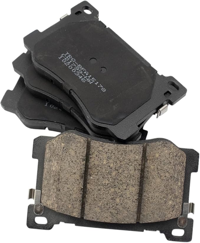 TRQ Front Brake Pads Ceramic Compatible with 2017-2019 Genesis G80 2015-2016 Hyundai 2016-2017 Kia K900