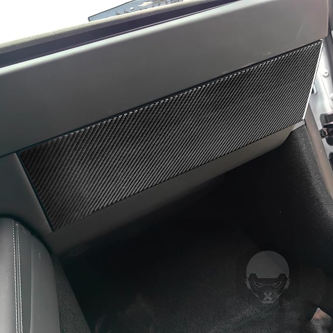 Carbon Fiber Sticker Co-Pilot Instrument Panel Sticker Car Interior Trim Compatible with Tesla Model 3 2024 2025 Accessories Decorative Sticker