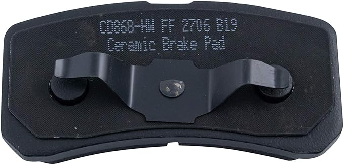 TRQ Rear Posi Ceramic Brake Pad Kit Set for 2011-2014 200/2008-2014 Avenger / 2008-2009 Caliber / 2007-2017 Compass / 2004-2011 Endeavor / 2008-2016 Lancer / 2000 Montero
