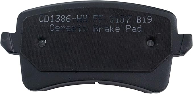 TRQ Rear Brake Pads Ceramic Compatible with 2009-2016 Audi A4 A4 Quattro 2010-2014 A5 2008-2017 A5 Quattro 2013-2016 allroad 2009-2017 Q5 2010-2016 S4 S5 2014-2017 SQ5
