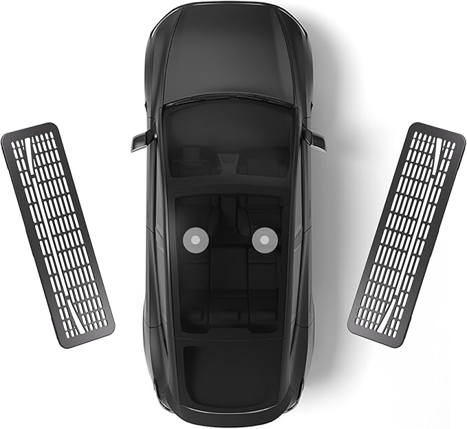 Rear Under Seat Floor Air Vent Cover Accessories for Tesla Model Y Juniper 2025 2026 Accessories - Air Condition Outlet Grille Protector Flow Vent Grille Protection (Upgraded version 2PCS)
