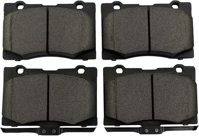 TRQ Front Ceramic Brake Pad Set Compatible with 2005-2012 Acura RL