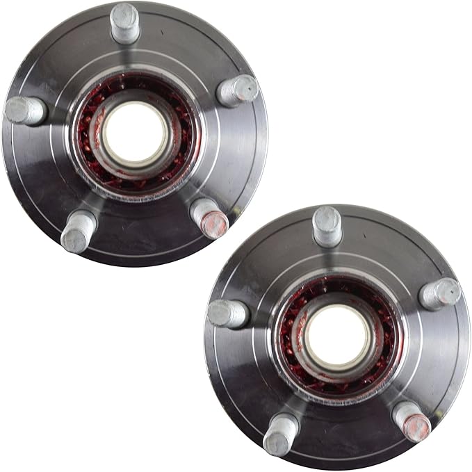 TRQ Front Left and Right Wheel Bearing and Hub Assembly Set 2 Piece Compatible with 05-11 Chrysler 300 RWD 12-14 300 SRT8 07-11 Dodge Charger RWD 12-14 Charger SRT8 08-11 Challenger 05-08 Magnum RWD