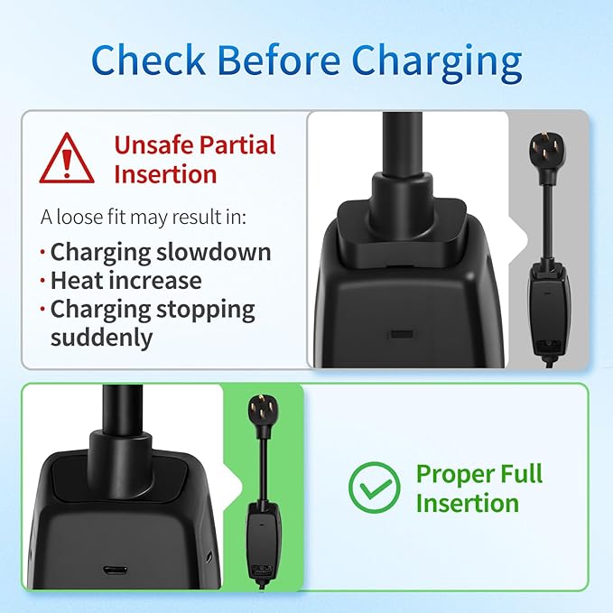 NEMA TT-30 Adapter for Tesla Gen 2 Mobile Connector, 120V 24A RV Camper Outlet Charger Adapter, Durable Level 2 Charging for Tesla Model 3, S, X, Y - Safe and Durable (TT-30P, 11 Inch)