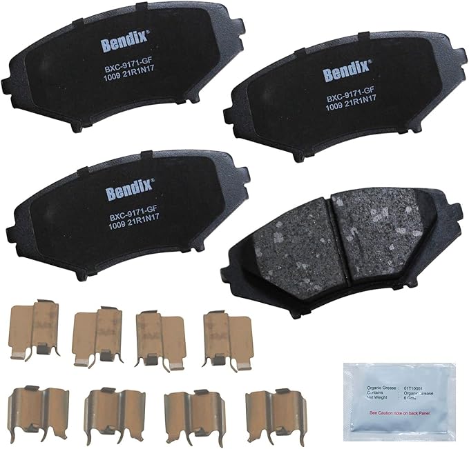 Bendix Priority1 CFC1009 Ceramic Front Brake Pads for Mazda RX-8 2011-2004