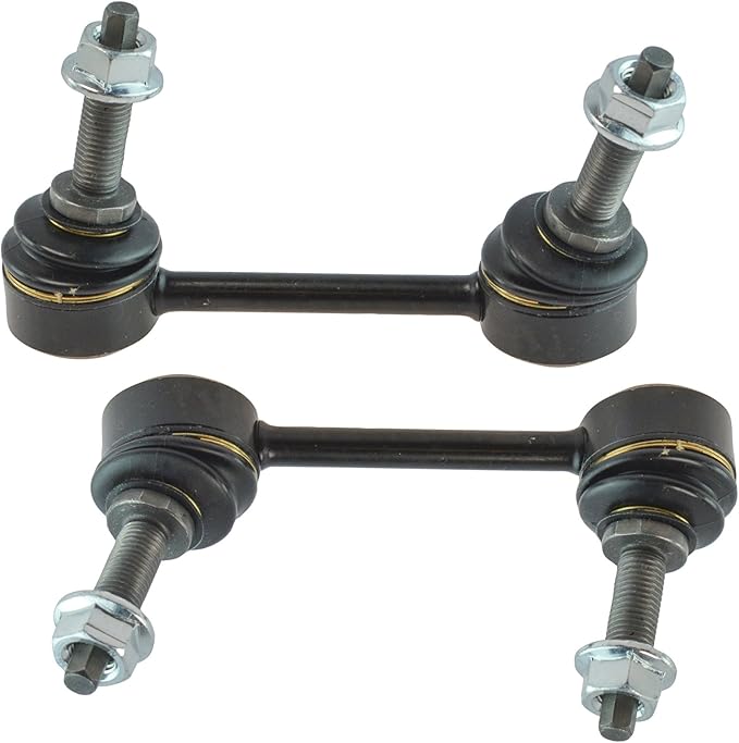 TRQ Front & Rear Sway Bar Stabilizer Link Set Compatible with 2011-2015 Dodge Durango Jeep Grand Cherokee