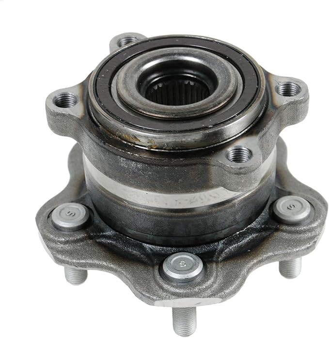 TRQ Rear Wheel Bearing and Hub Assembly Set 2 Piece Compatible with 2003-2007 Nissan Murano AWD
