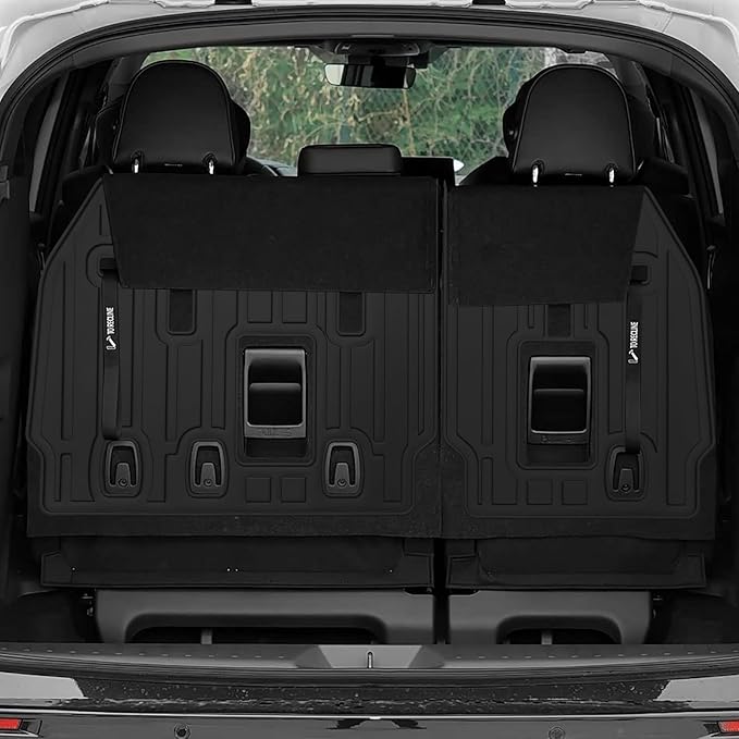 Custom for 2021-2026 Toyota Sienna Rear Seat Backrest Mats All Weather TPE Protection Mat Accessories (for 2021-2026 Toyota Sienna Backrest Mats)