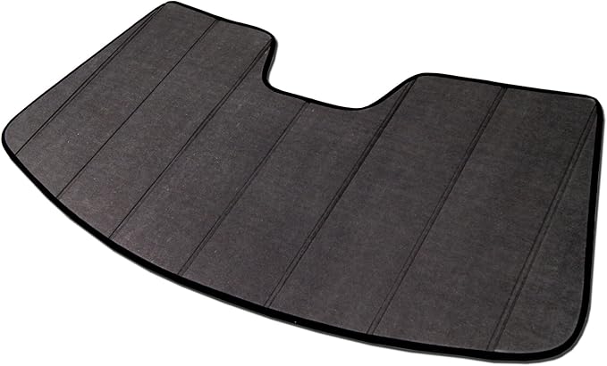Front Car Windshield Sun Shade Compatible with 2011-2019 Audi Q3 | Custom Fit Visor Accordion Fold Style Sun Protector | Silver & Grey 1-pc Set | SS-015
