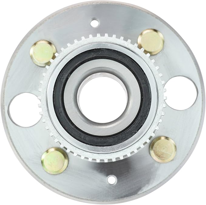 TRQ Rear Wheel Bearing and Hub Assembly Set 2 Piece Compatible with 1992-1998 Acura Integra GS-R 1994-1998 Integra LS 1990-1993 Integra GS 1994-1995 Honda Civic 4 Wheel ABS Brakes