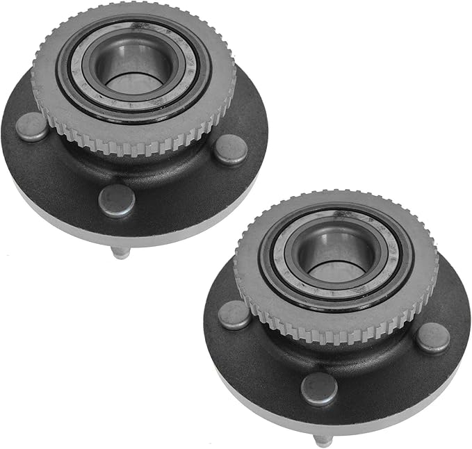 TRQ Front Left and Right Wheel Bearing and Hub Assembly Set 2 Piece Compatible with 98-02 Ford Crown Victoria 98-02 Lincoln Town Car 98-02 Mercury Grand Marquis 1997 Ford Crown Victoria from 4-01-97