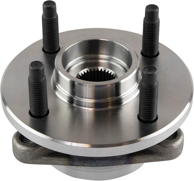 TRQ Front Left and Right Wheel Bearing and Hub Assembly Set 2 Piece Compatible with 2005-2010 Chevrolet Cobalt Without ABS Brakes with 4 Lug Wheels 2003-2007 Saturn Ion 2007-2009 Pontiac G5