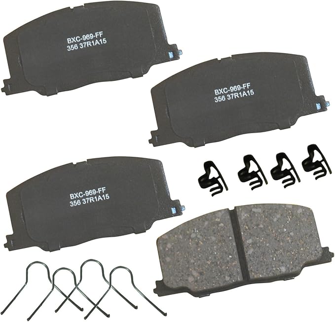 Bendix Premium SBC356 Ceramic Front Brake Pads for Lexus ES250 1991-1990, Toyota Camry 1991-1987, Celica 1993-1988