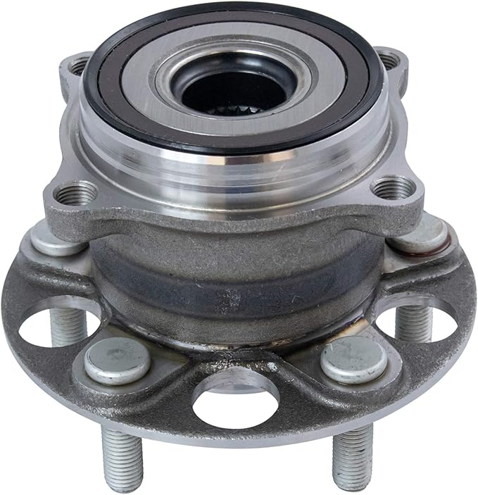 TRQ Rear Left and Right Wheel Bearing and Hub Assembly Set 2 Piece Compatible with 2014-2016 Acura MDX AWD with ABS