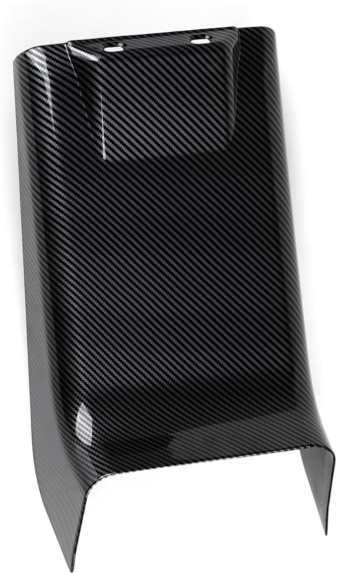 Car Rear Anti Kick Cover Protector Trim Carbon Color ABS Decal Sticker for Tesla Model 3 Highland 2024 2025 2026 / Model Y Juniper 2025 2026 Interior Accessories