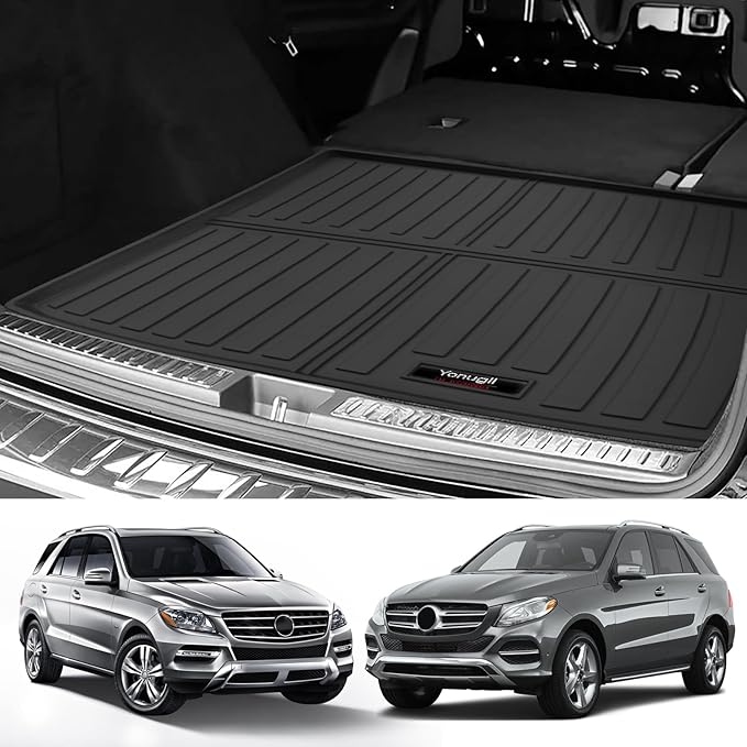 Custom for 2016-2019 Mercedes-Benz GLE /2012-1015 Benz ML Cargo Mats Trunk Liner All Weather TPE Protection Mat Accessories (for 2016-2019 Benz GLE/ 2012-2015 Benz ML)