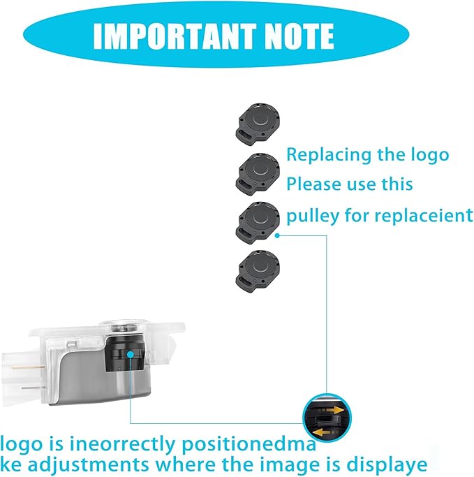 Never Fade Door Light Logo,LED Welcome Lights Lamp Door Light Puddle Lights Accessories Compatible withA3/A4/A5/A6/A7/A8/Q3/Q5/Q7/R8/TT/RS/SQ5/SQ8(2PCS)