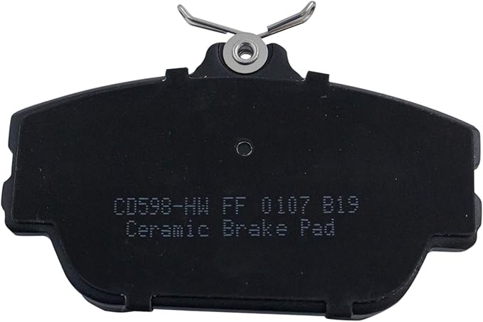 TRQ Front Brake Pads Ceramic Hardware Compatible with 1994-2007 Ford Taurus 1996-1997 Thunderbird 1995-2002 Lincoln Continental 1993-1998 Mark VIII 1996-1997 Mercury Cougar 2001-2005 Sable