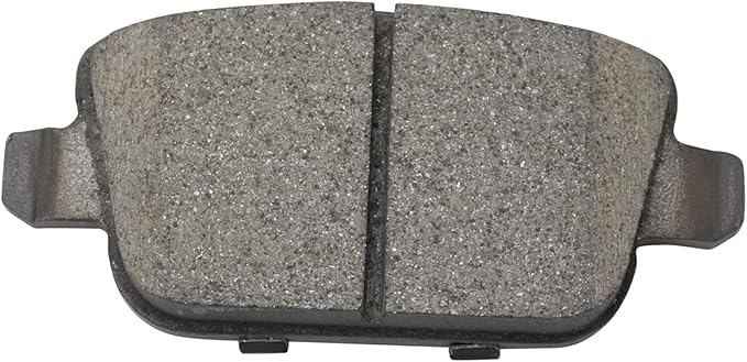 TRQ Rear Brake Pads Ceramic Hardware Compatible with 2008-2012 Land Rover LR2 2007-2008 Volvo S80