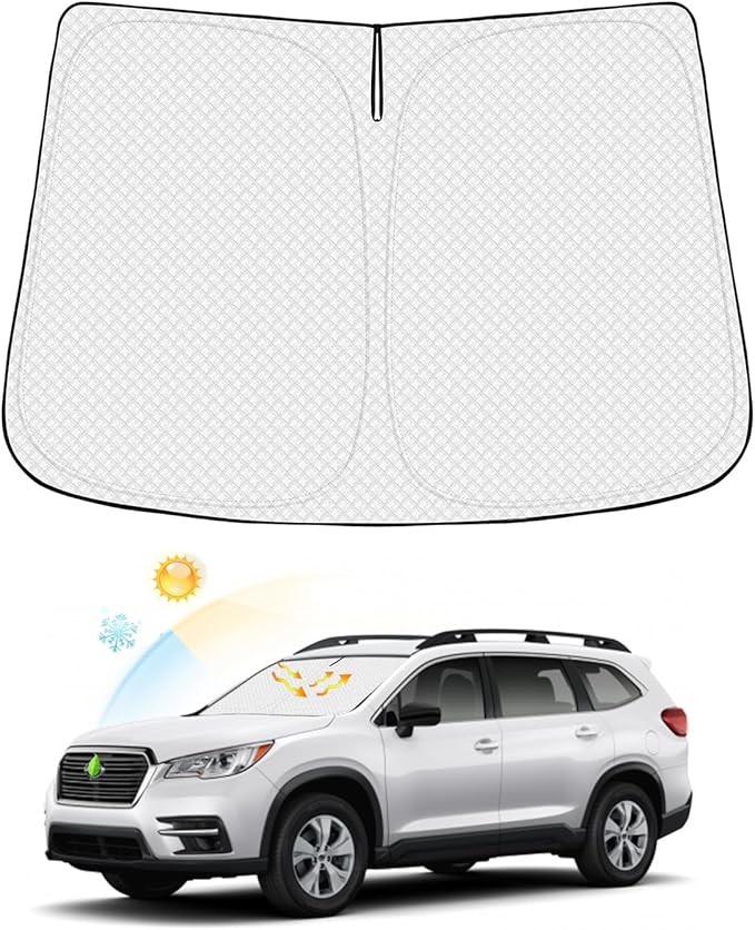 Windshield Sun Shade for Subaru Outback 2020-2024 2025 Accessories Thicken 6-Layer Foldable Front Window Sunshade Cover Sun Visor Protector Block UV Rays Keep Vehicle Cool