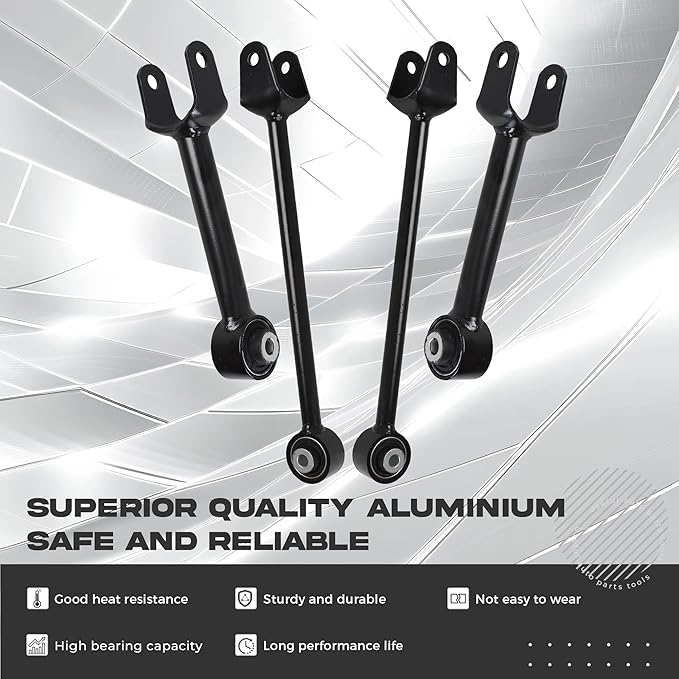Rear Upper Lower Control Arm Compatible With 2017-2023 Tesla Model 3 2020-2023 Tesla Model Y 1044423-00-G 1044427-00-C 1044431-00-G 1044444-00-A Toe Link Fore Link Kit