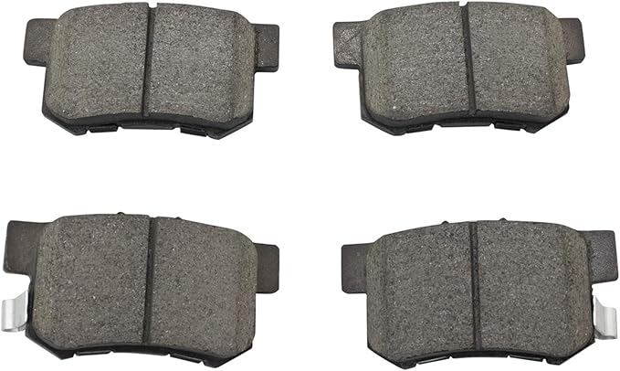 TRQ Rear Brake Pads Ceramic Compatible with 2001-2003 Acura CL 1991-1995 Legend 2007-2012 RDX 1996-2004 RL 1999-2008 TL 2002-2004 Honda CR-V 2003-2011 Element 1995-1998 Odyssey 1996-1999 Isuzu Oasis