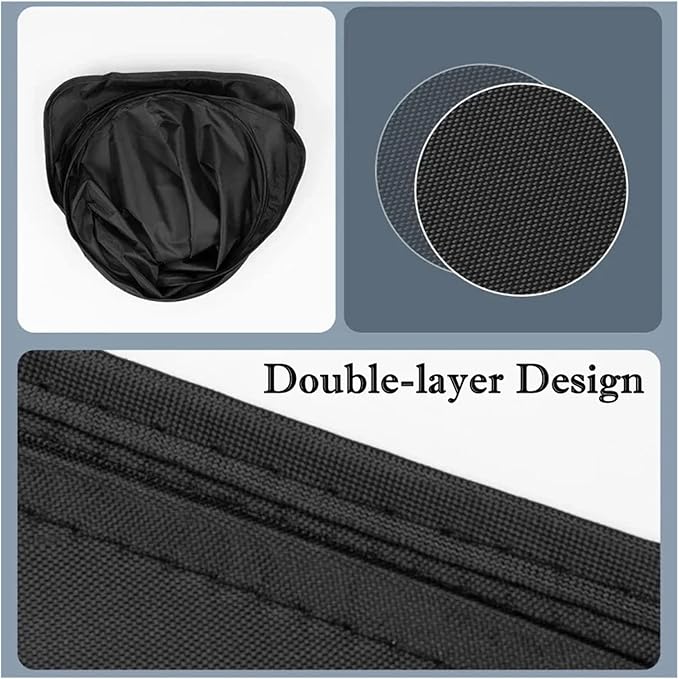 Compatible with 2016-2024 Tesla Model 3 Highland Sunshade Side Windows Rear Windshield Sun Shades Reflective Covers Sunproof UV Rays Privacy(1PC Front Windshield)
