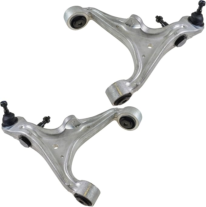 TRQ Front Lower Driver and Passenger Side Control Arm and Ball Joint Set 2 Piece Compatible with 08-13 Cadillac CTS All Wheel Drive 2014 CTS Coupe Wagon All Wheel Drive 05-11 STS All Wheel Drive