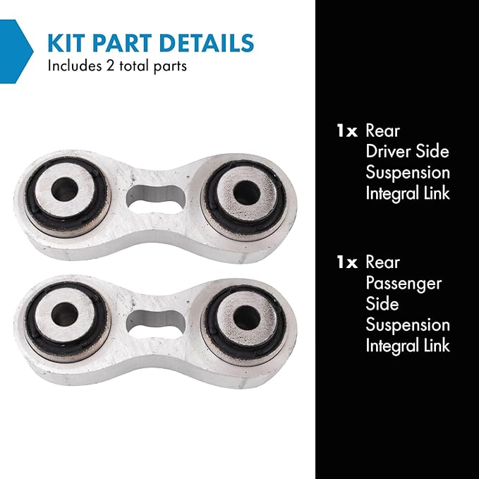 TRQ Rear Sway Bar Stabilizer Link Set Compatible with 2012-2017 Tesla S